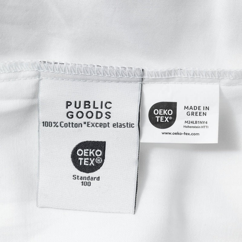 Organic Cotton Standard Pillow Cases - White (Set of 2)