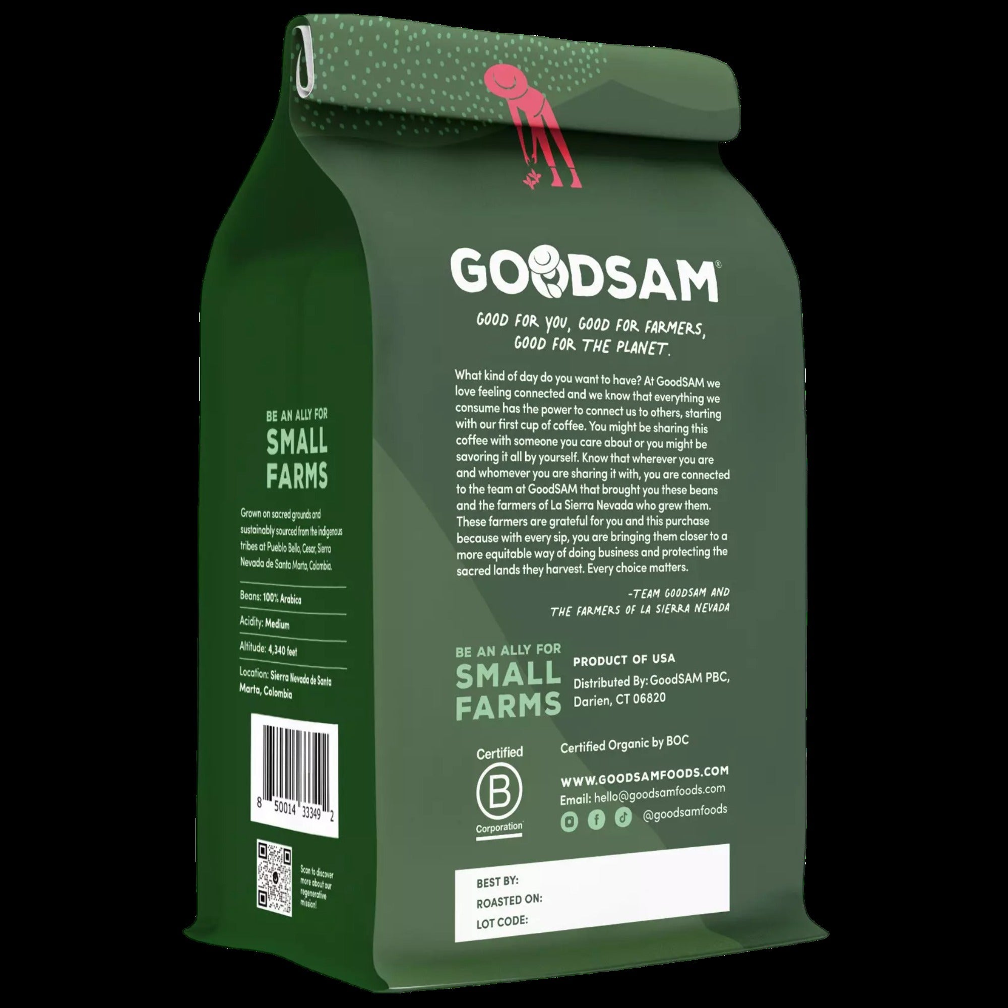Connected Day Dark Roast Whole Bean Coffee