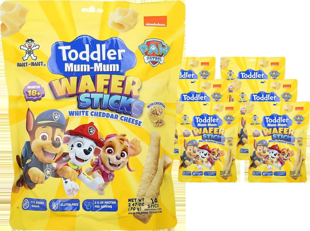 Paw Patrol Wafer Sticks Cheddar Cheese (6 Pack)