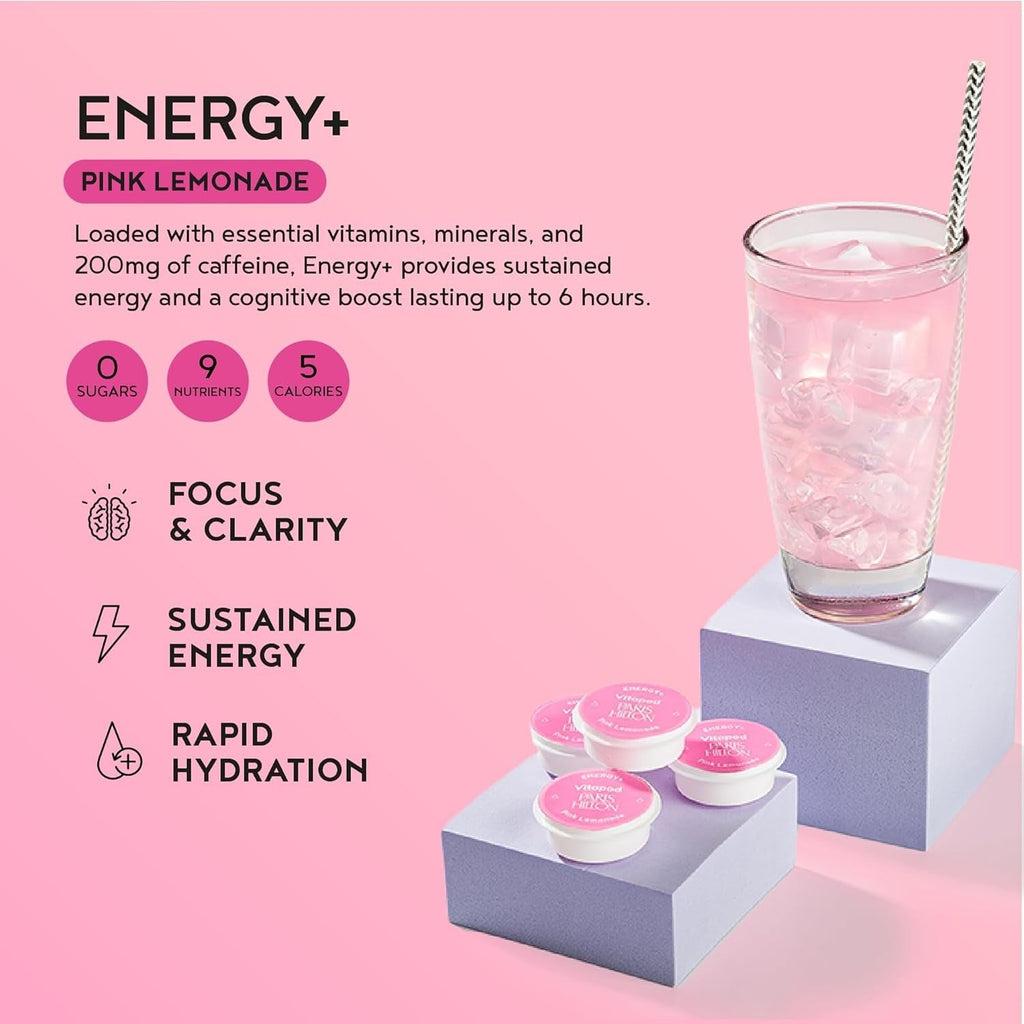 22oz Hydration Bottle With Straw + Vitapods (6 CT) - Pink