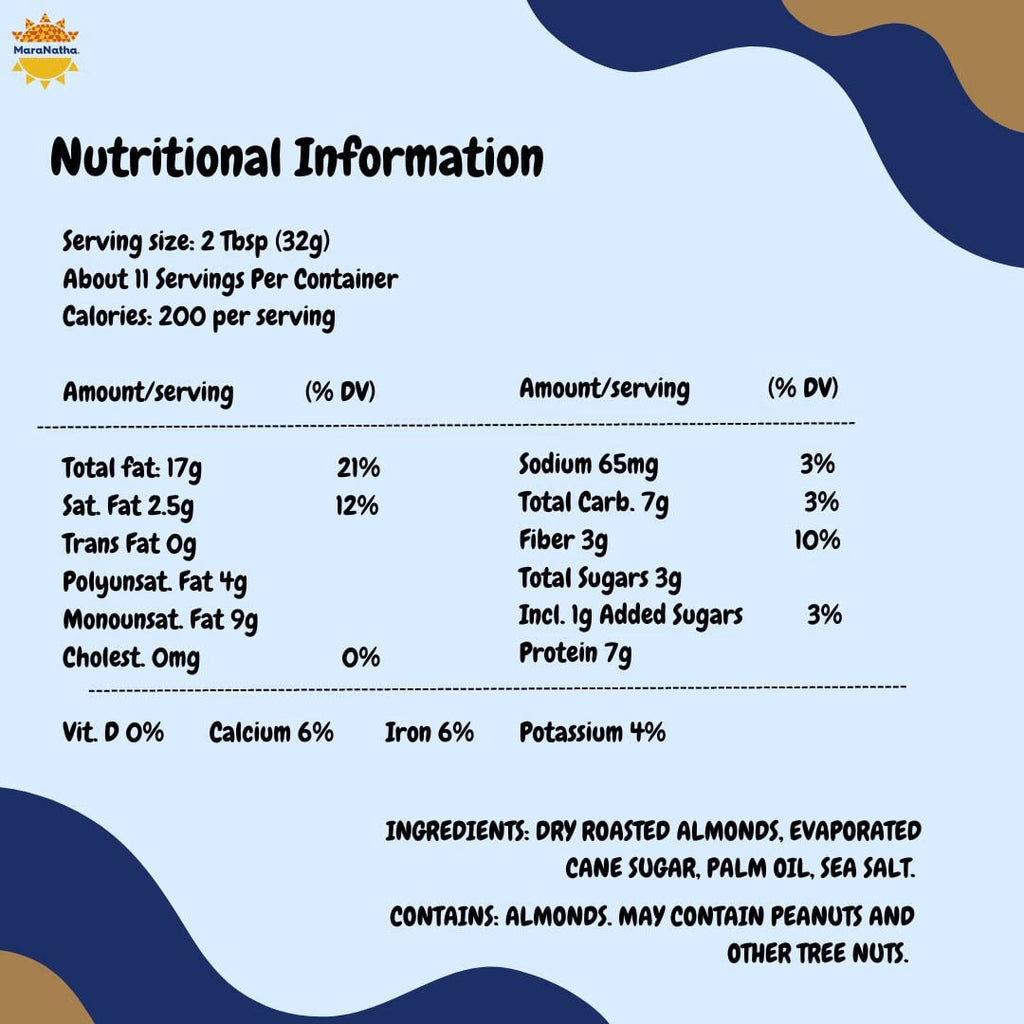 Crunchy Almond Butter - No Stir