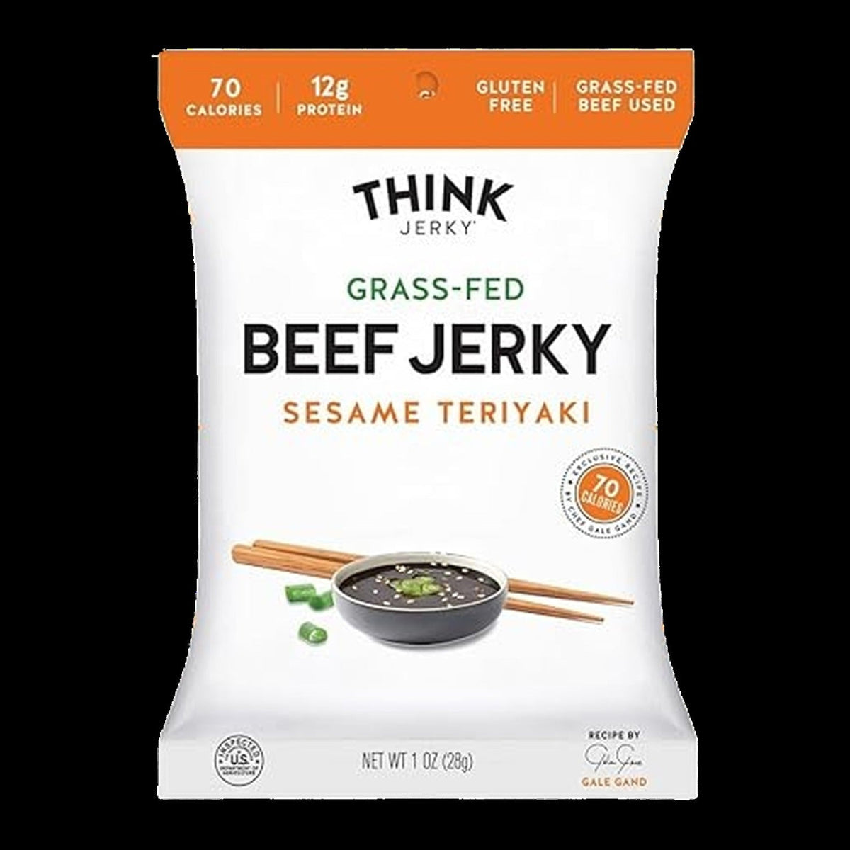 Sesame Teriyaki Beef Jerky Grass-Fed (8 Pack)
