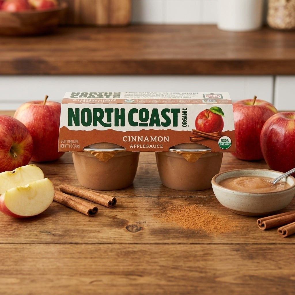 Organic Applesauce With Cinnamon (4 Pack)