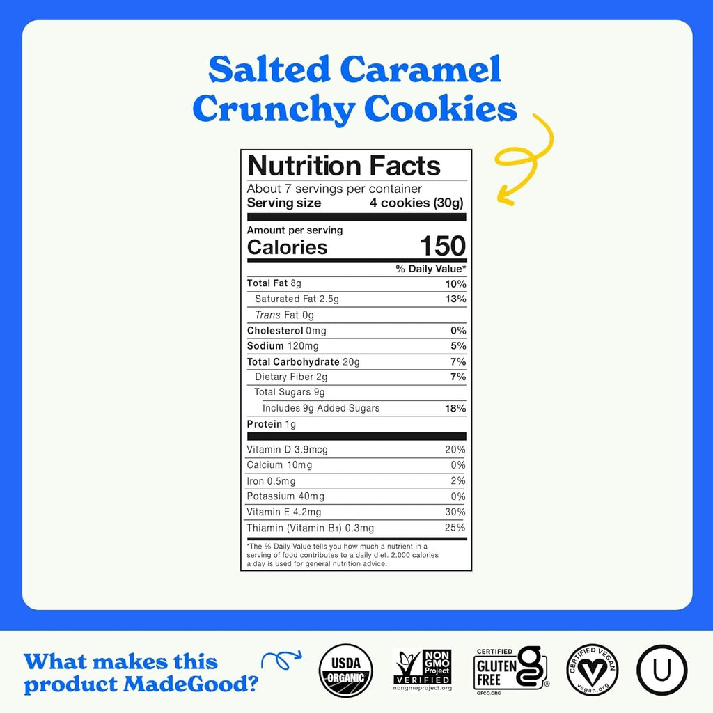 Salted Caramel Crunchy Cookies