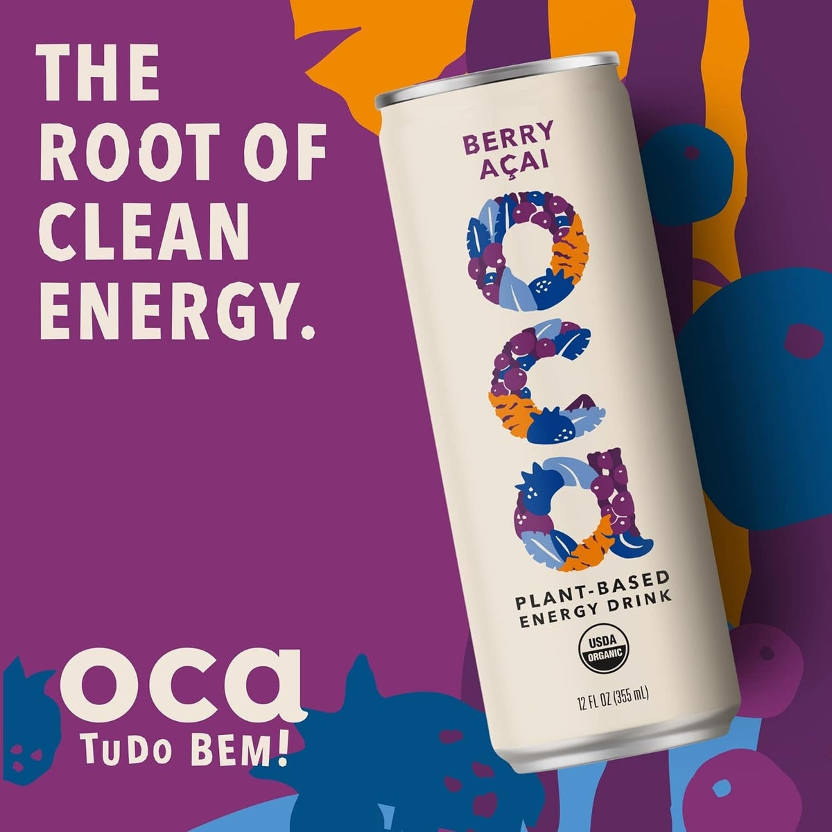 Berry Acai Energy Drink (12 Pack)