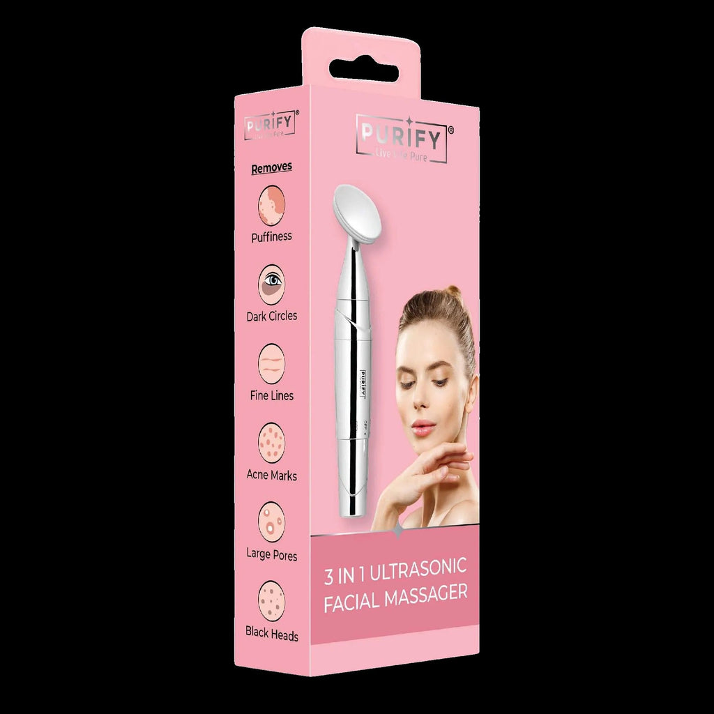 3 In 1 Ultrasonic Facial Massager