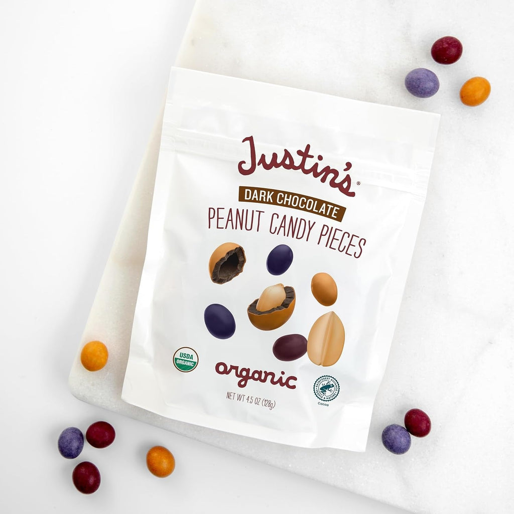 Organic Dark Chocolate Peanut Candy Pieces