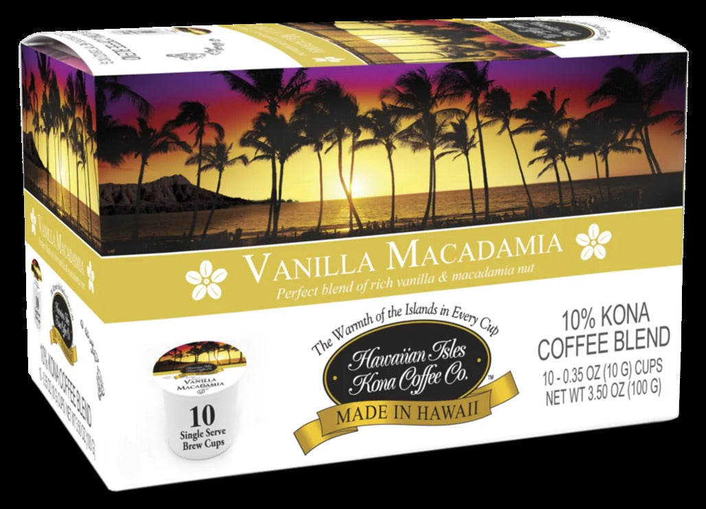Vanilla Macadamia Nut Single Serve Coffee