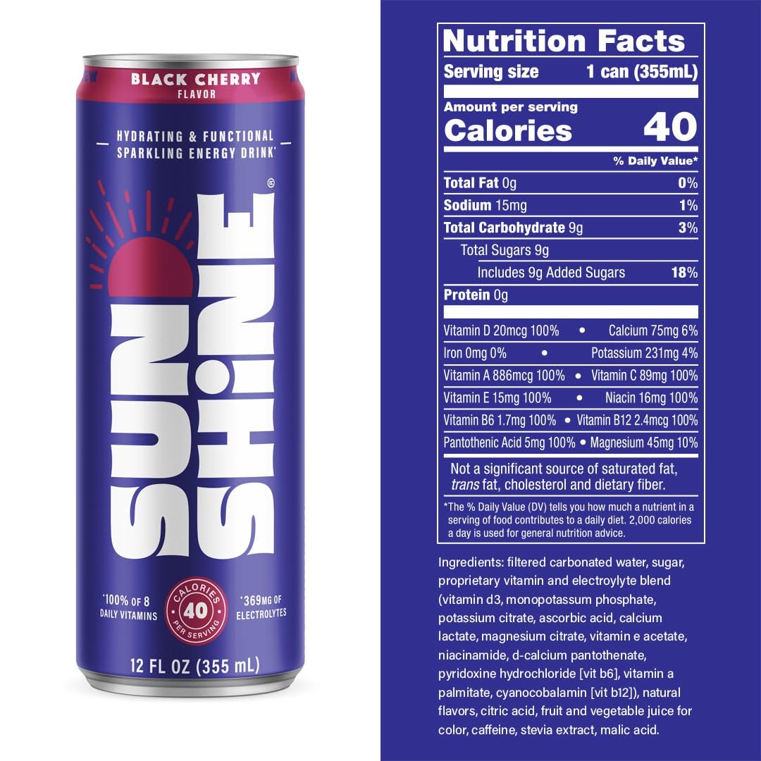 Black Cherry Energy Drink