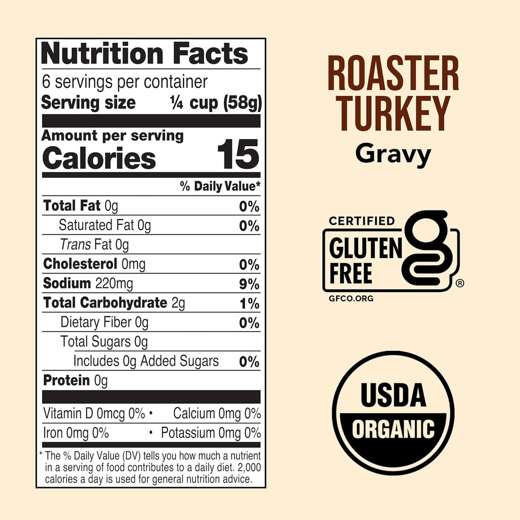 Organic Roasted Turkey Gravy