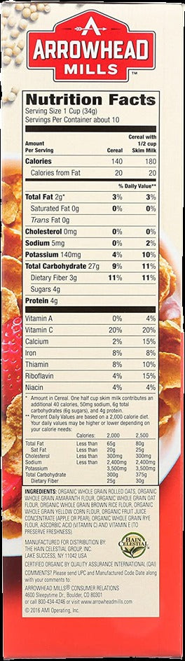Organic Amaranth Flakes Cereal