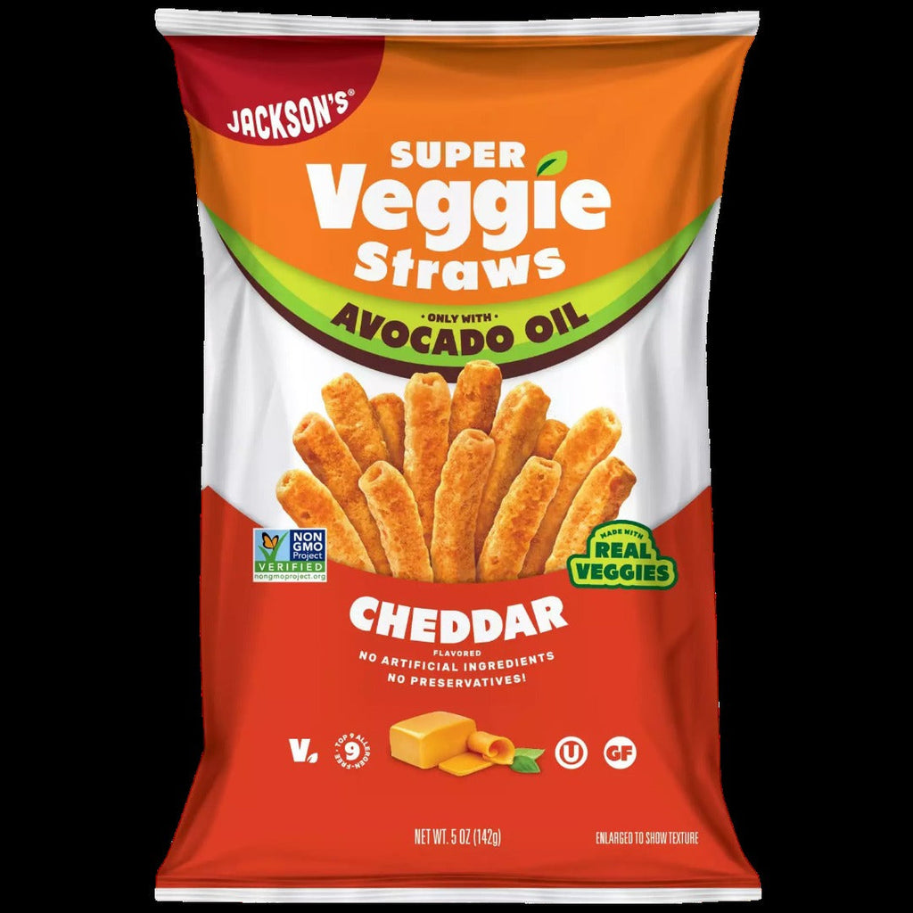 Super Veggie Straws With Avocado Oil - Cheddar