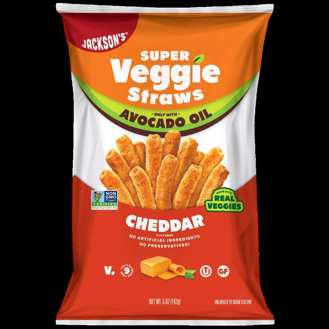 Super Veggie Straws With Avocado Oil - Cheddar