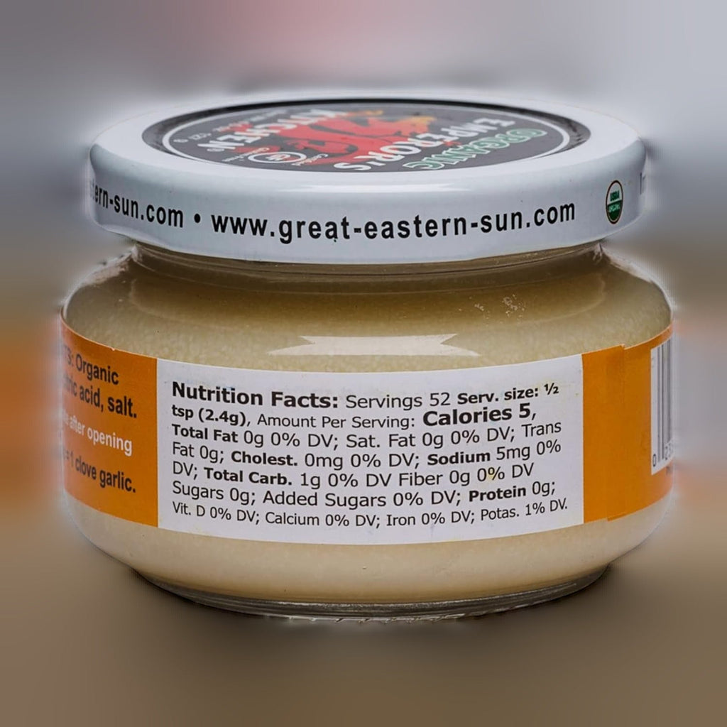 Organic Pureed Garlic