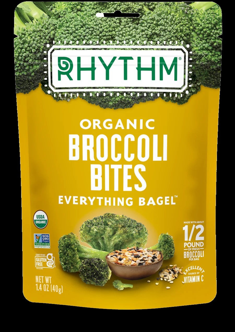 Everything Bagel Organic Broccoli Bites