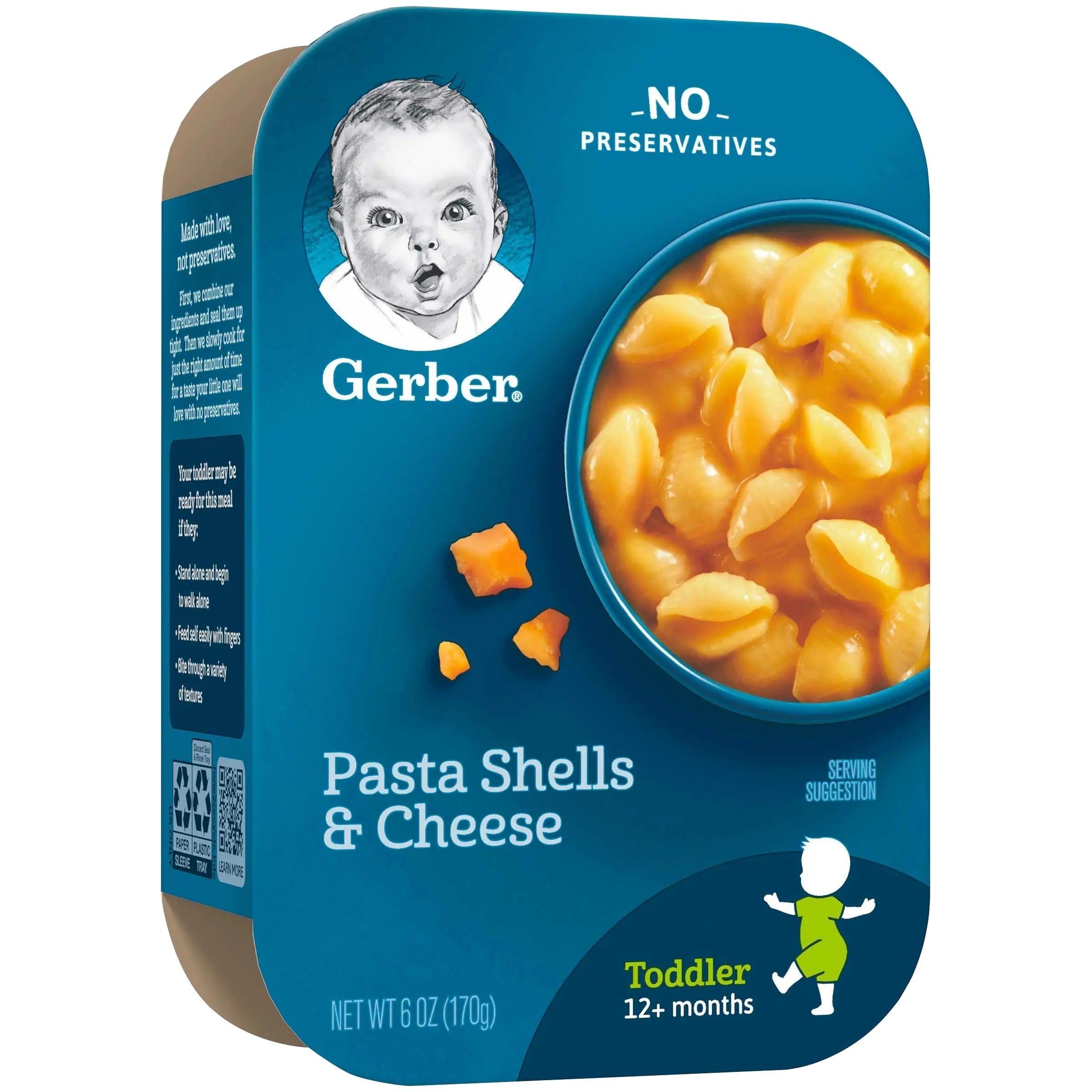 Mealtime for Toddler Pasta Shells & Cheese