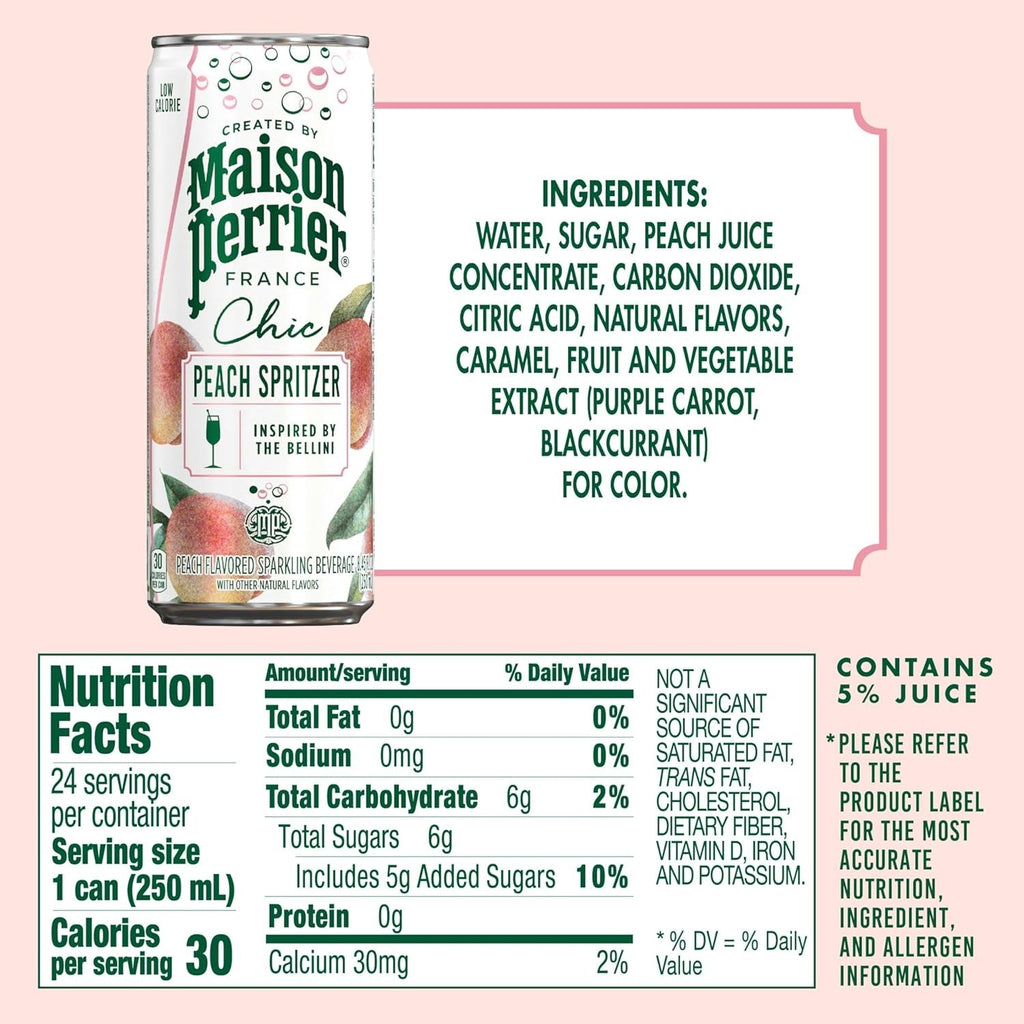 Chic Peach Sparkling Water (4 CT)