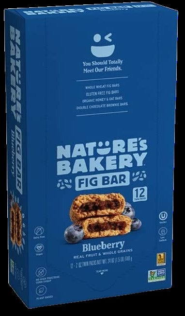 Blueberry Whole Wheat Fig Bar (12CT)
