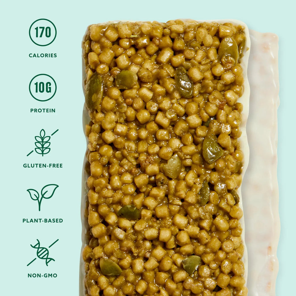 Puff-Crispy Matcha Vanilla Plant Protein Bars (4 CT)