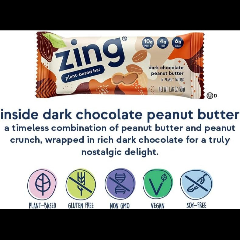 Dark Chocolate Peanut Butter Nutrition Bars (12 CT)