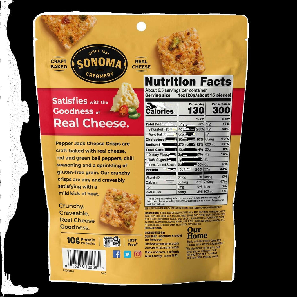 Pepper Jack Cheese Crisps