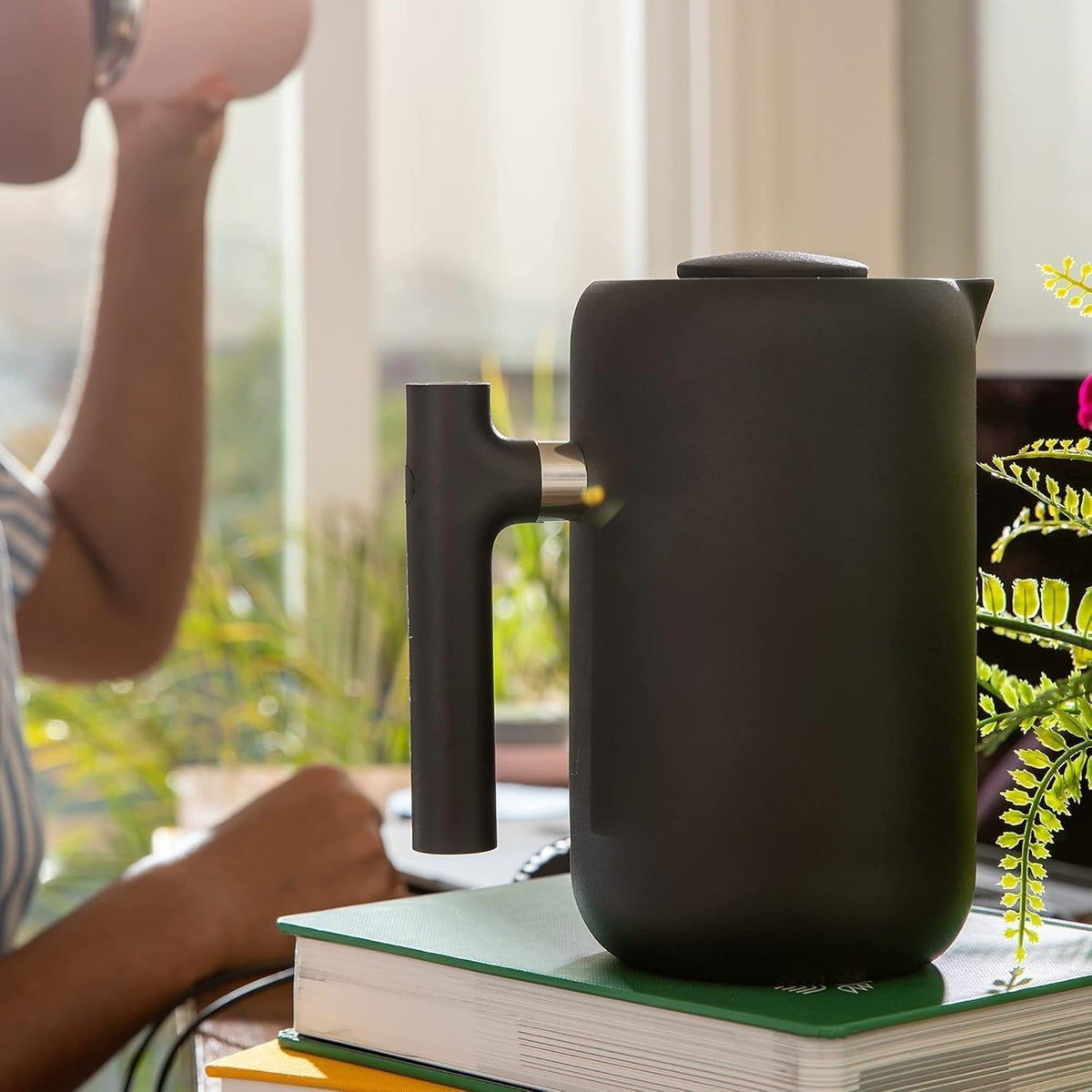 24oz Clara French Press Coffee Maker - Matte Black