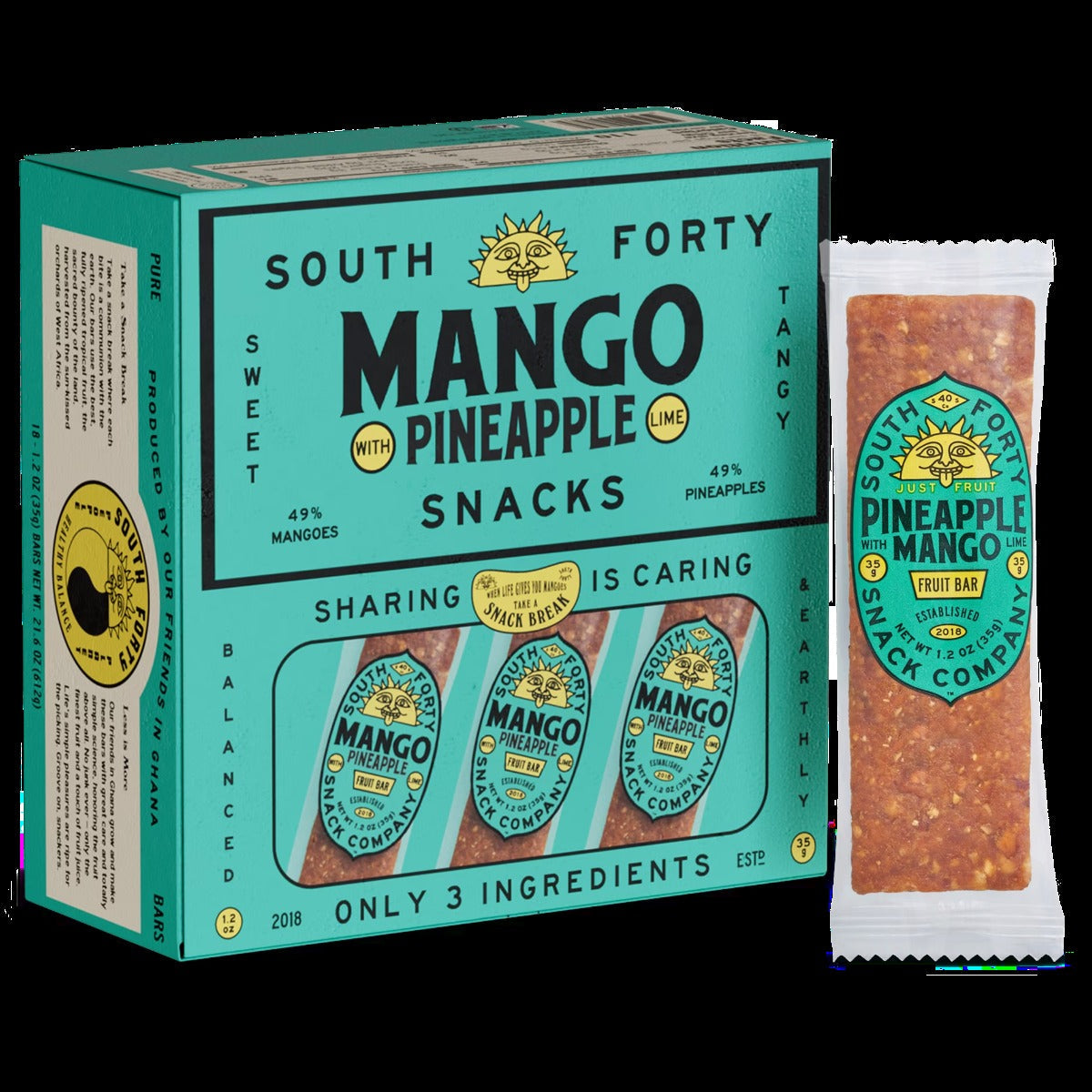 Pineapple Mango Lime Fruit Bar (18 CT)