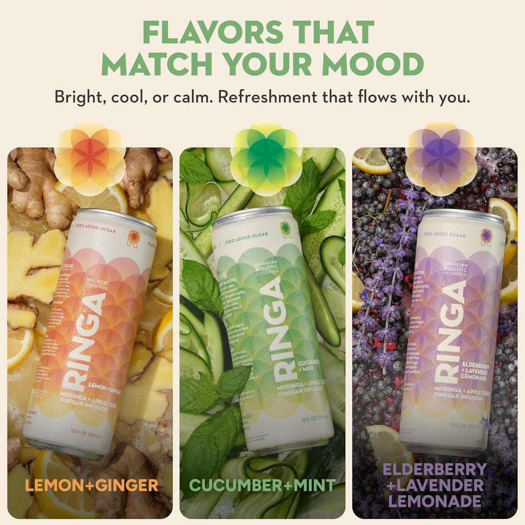 Cucumber + Mint Moringa Infusion (12 Pack)