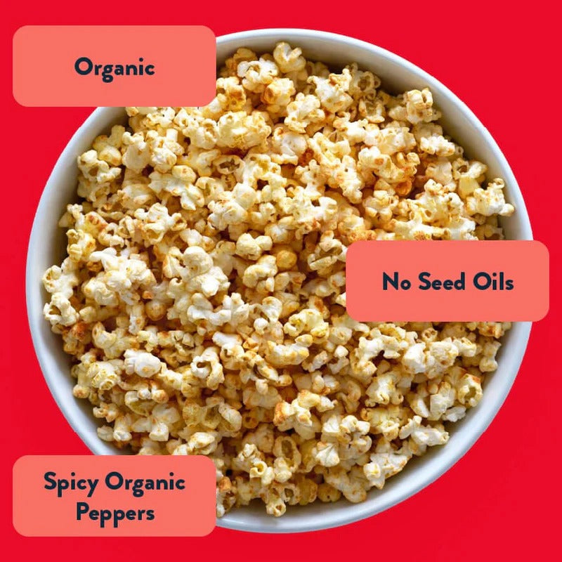 Organic Fiery Hot Popcorn