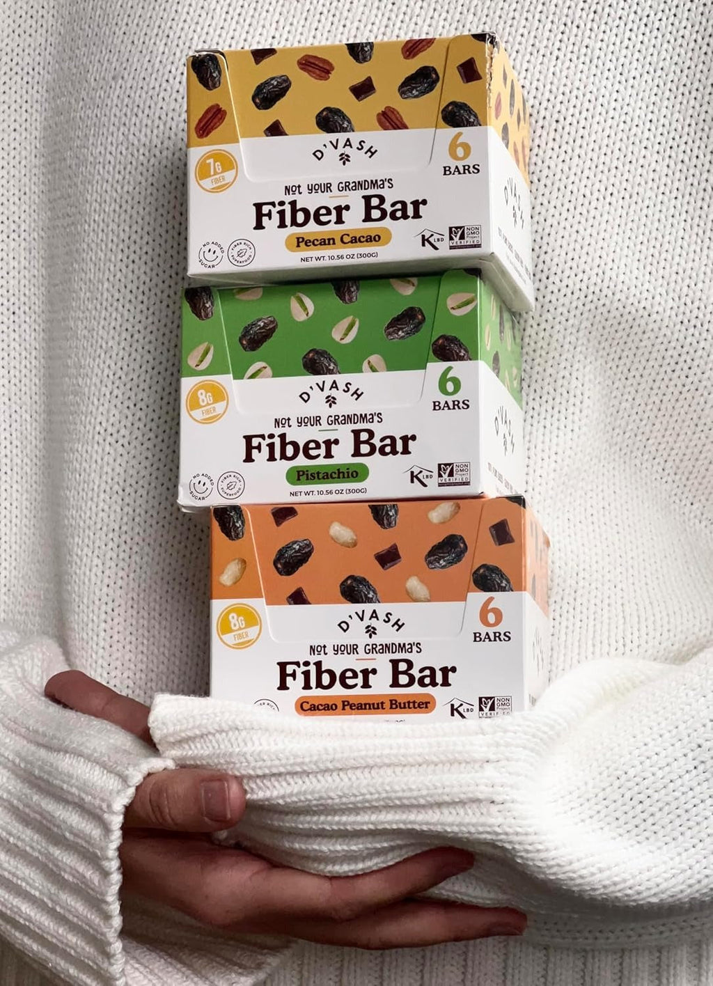 Peanut Butter Fiber bars (6 CT)