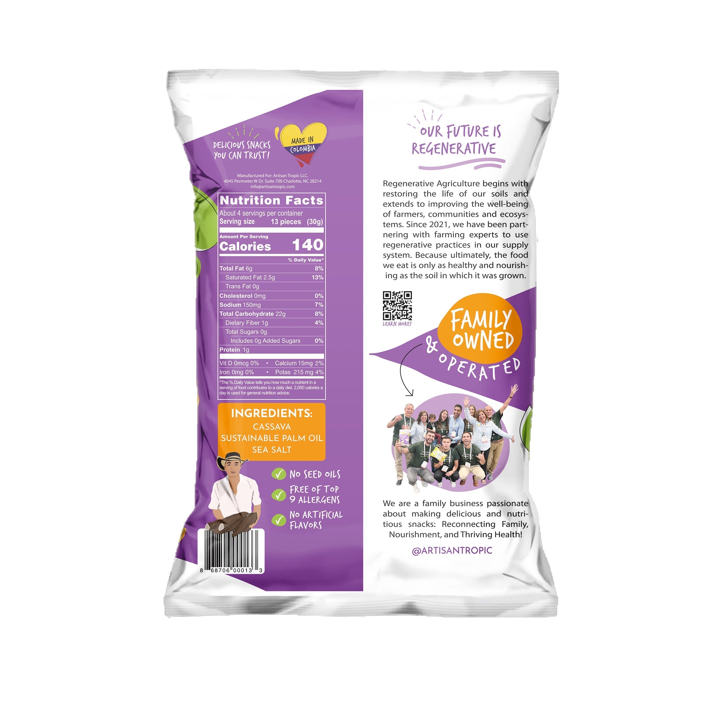 Sea Salt Cassava Strips