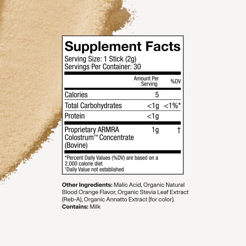Colostrum Orange (30 Packets)