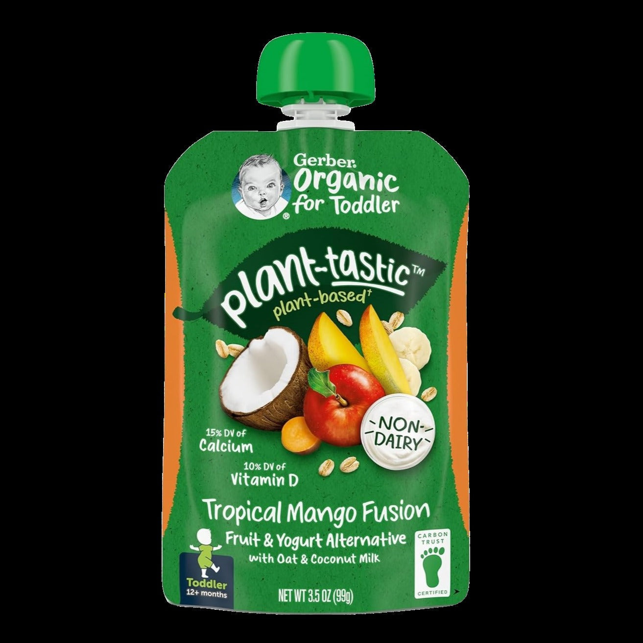 Plantastic Tropical Mango Fusion, Fruit & Yogurt Alternative (12 Pack)