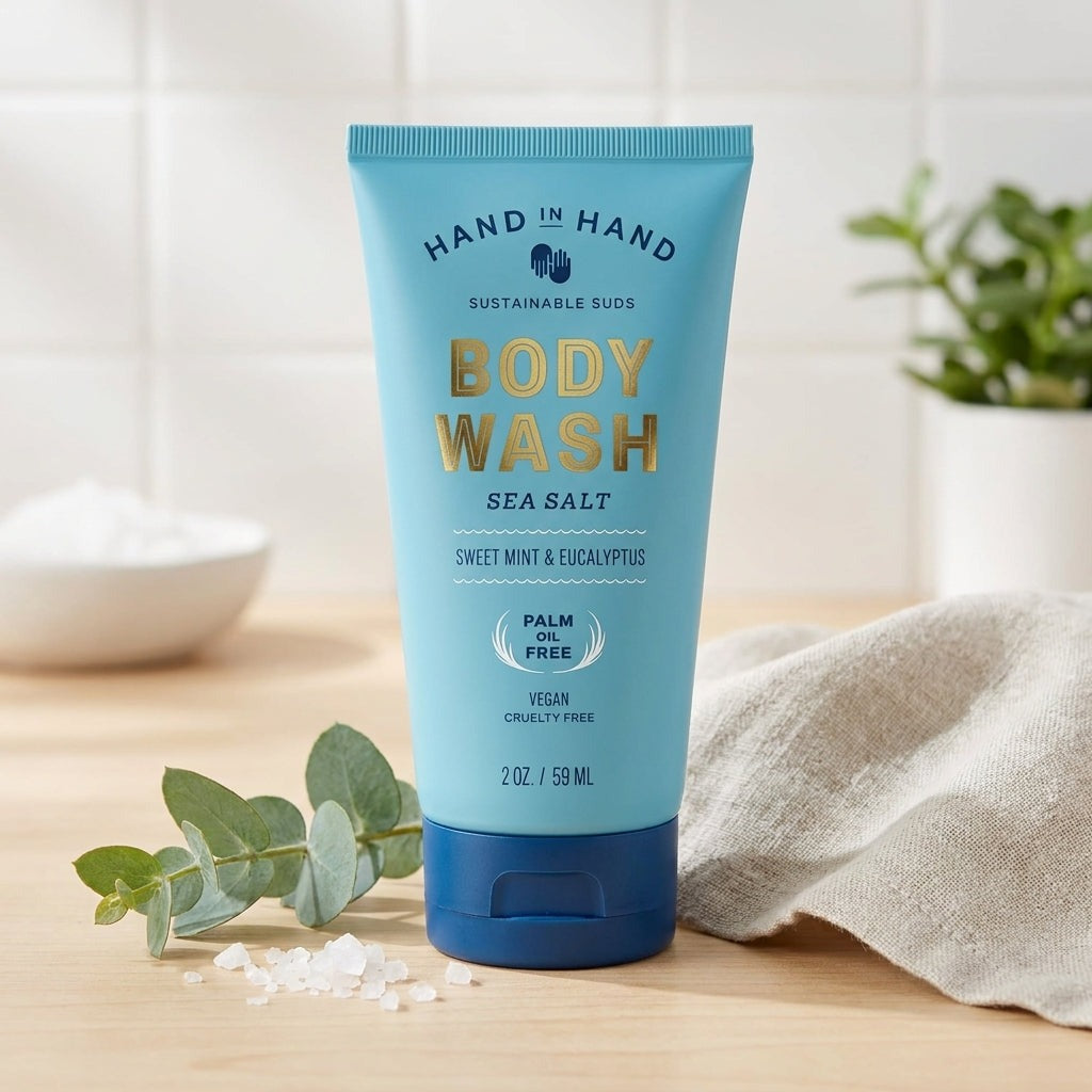 Sea Salt Body Wash - Sweet Mint & Eucalyptus