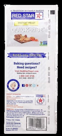 Quick Rise Yeast 3Pk