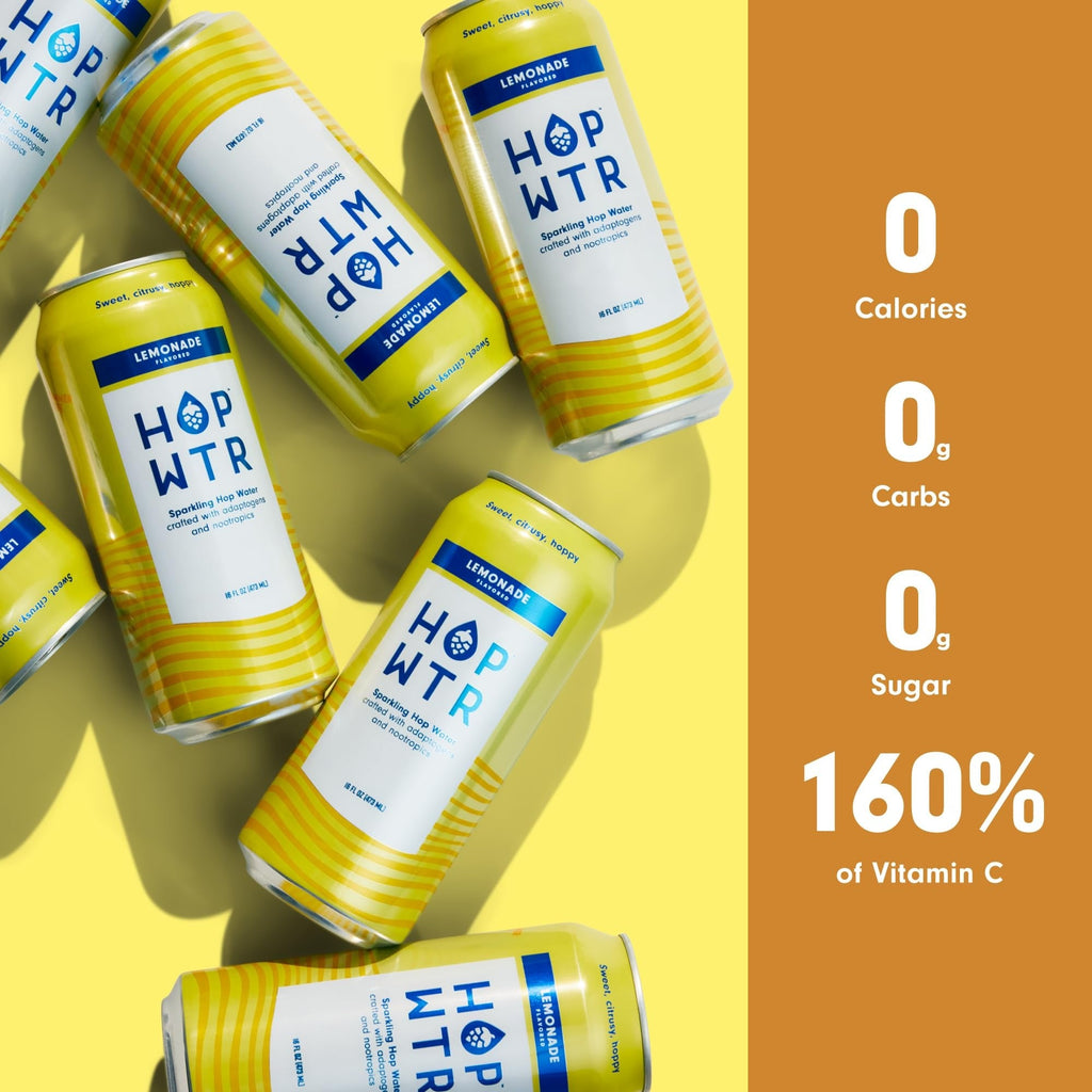 Lemonade Sparkling Hop Water (12 Pack)