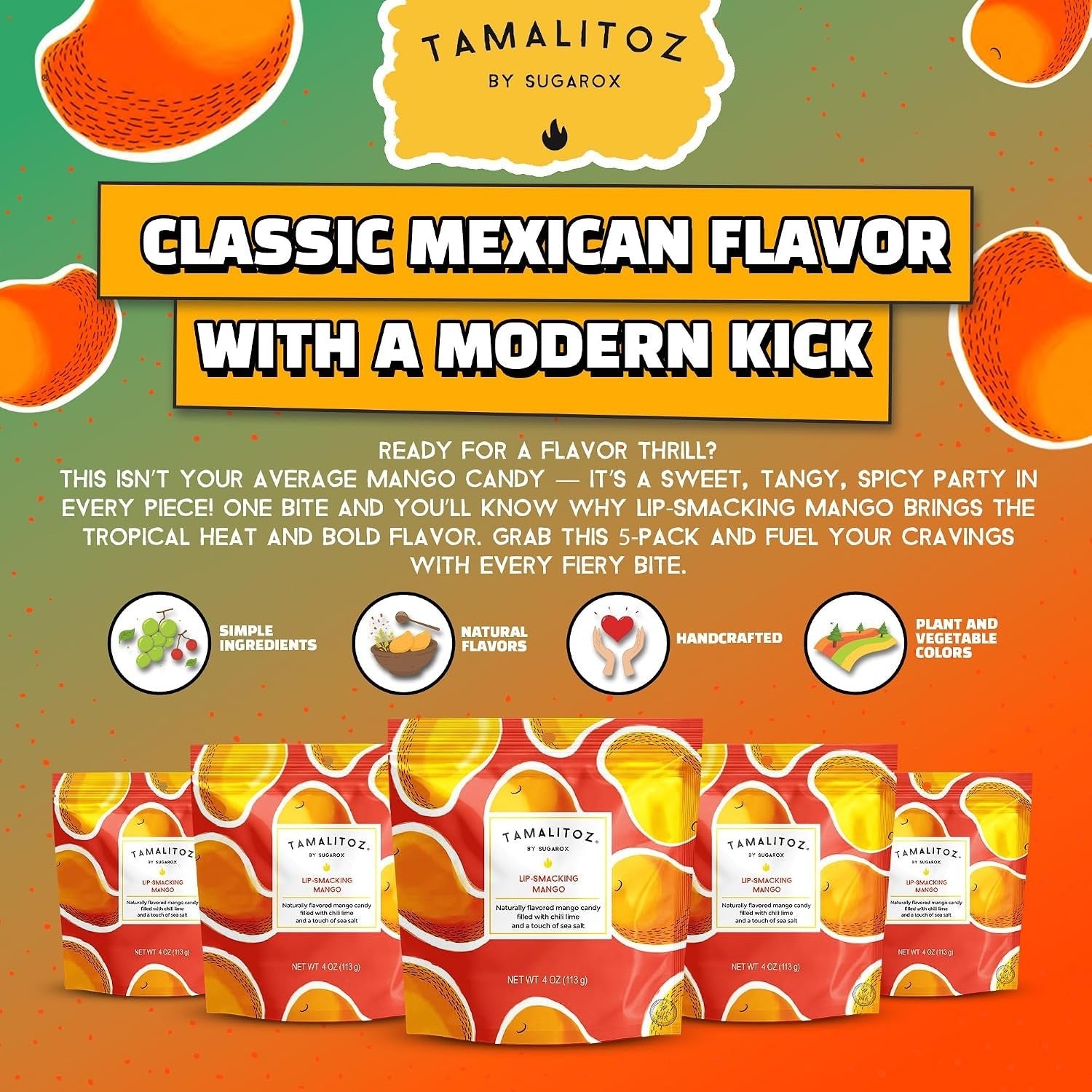 Lip Smacking Mango Hard Candy