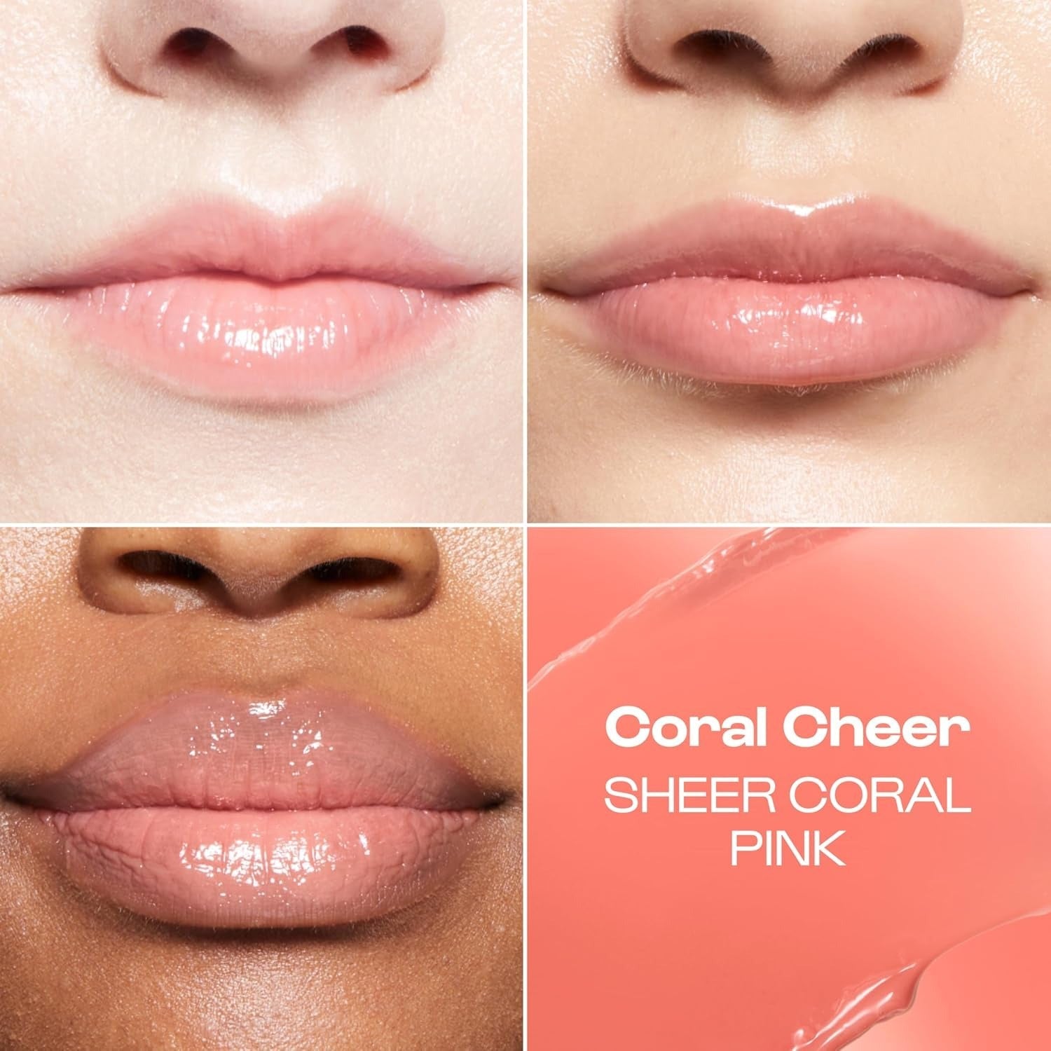 Lip Goals Glossy Balm- Coral Cheer