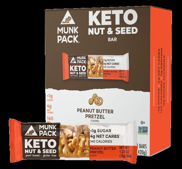 Nut & Seed Peanut Butter Pretzel Bar (12 Pack)