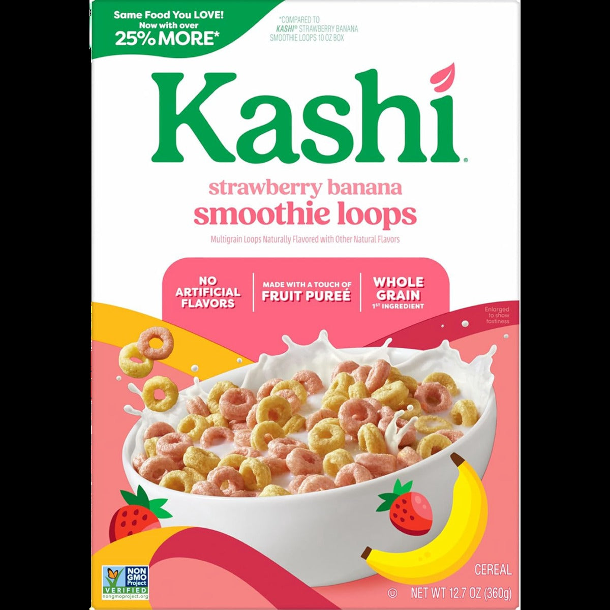 Strawberry Banana Smoothie Cereal