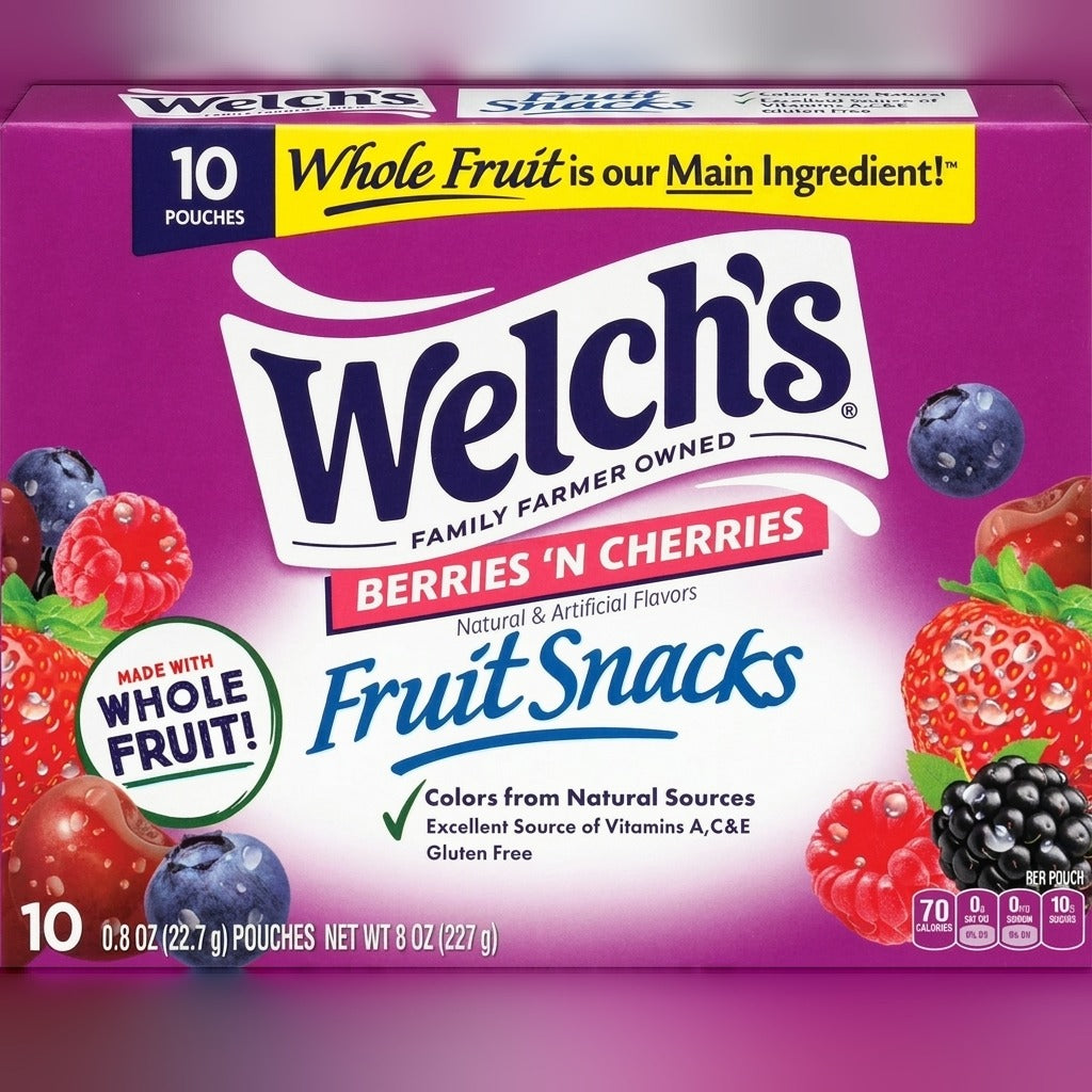 Berries N Cherries Fruit Snacks (10 CT)