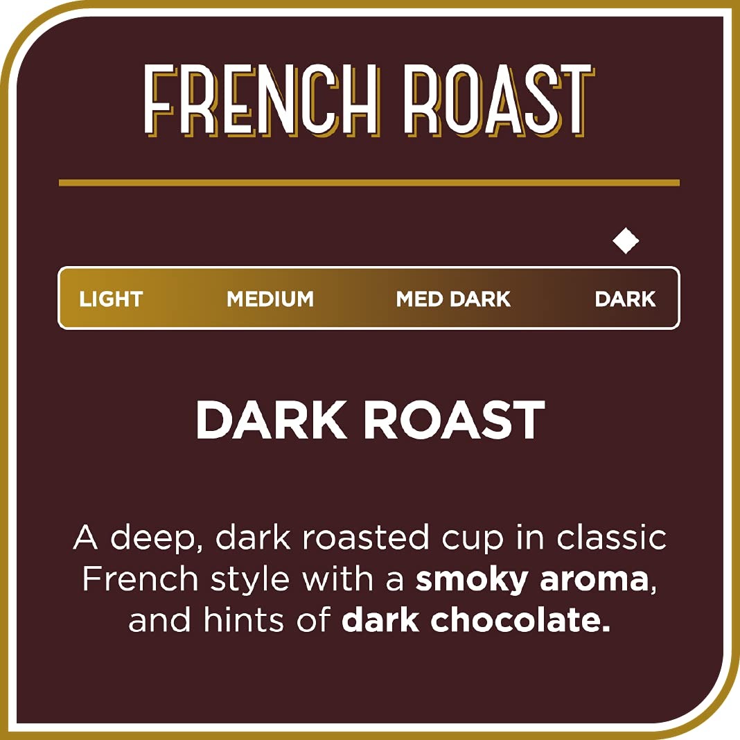 Coffee French Roast Single Serve, 12 Ct