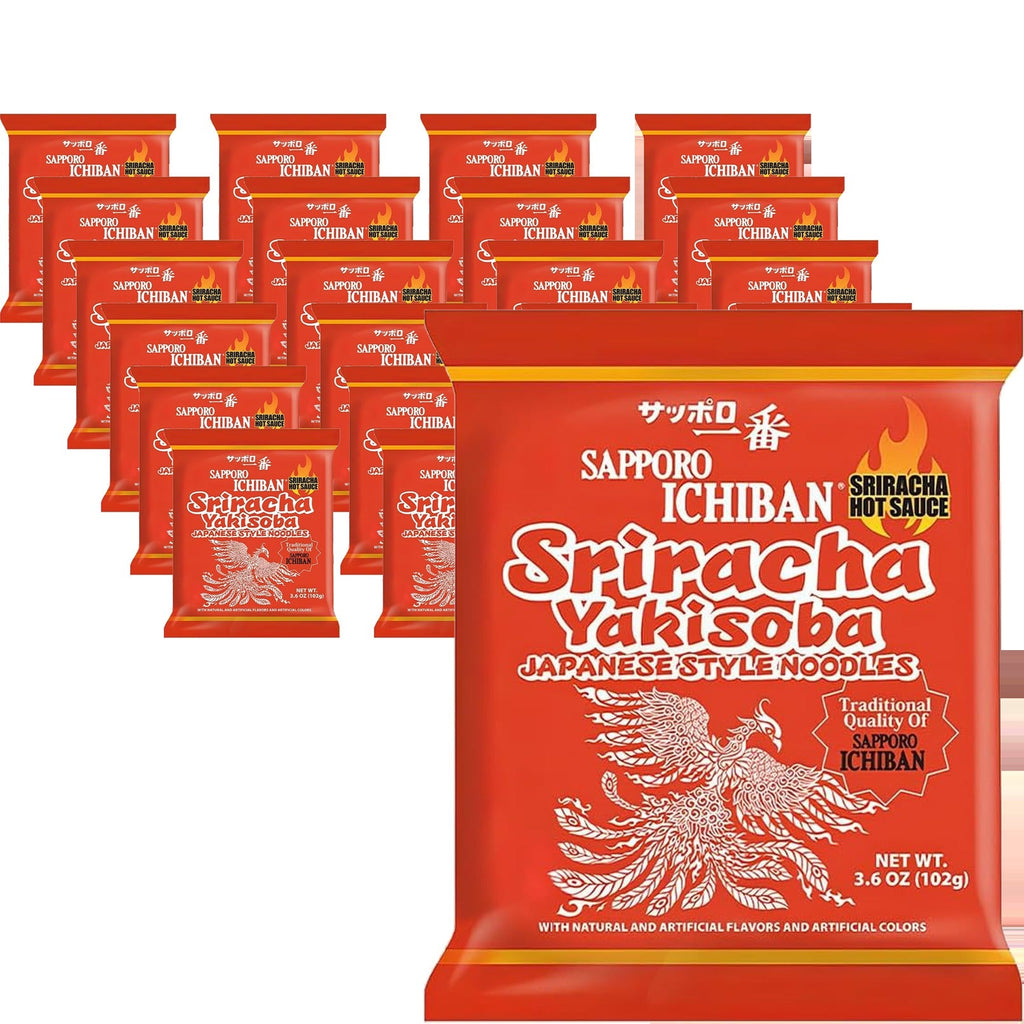 Sriracha Yakisoba Chow Mein Noodles (24 Packs)