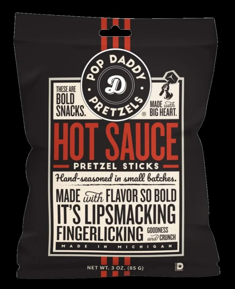 Hot Sauce Pretzel Sticks