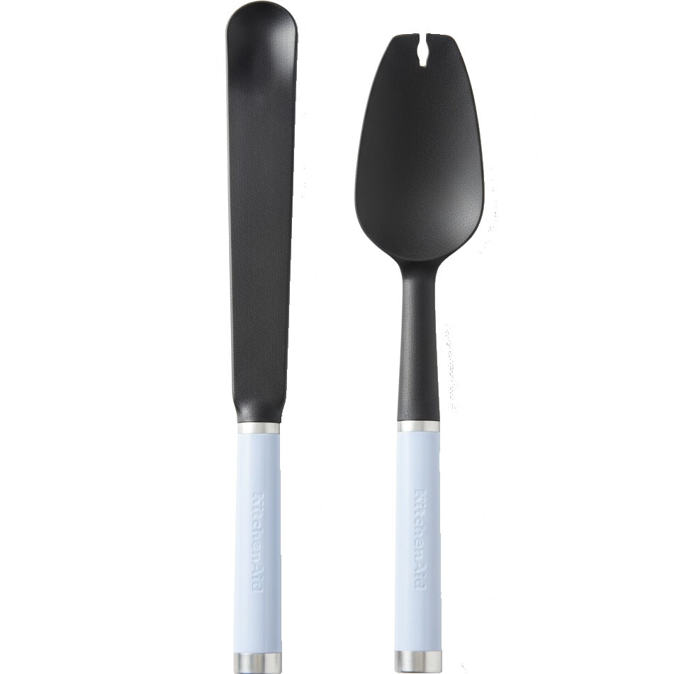 2-Piece Classic Silicone Specialty Spatula Set - Lavender Cream