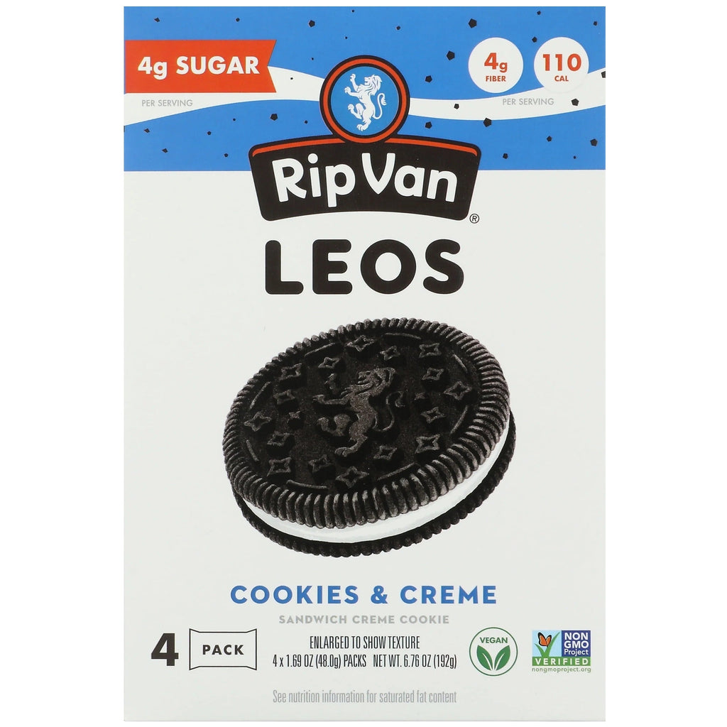 Leo's Cookies & Creme Sandwich Cookies (4 CT)