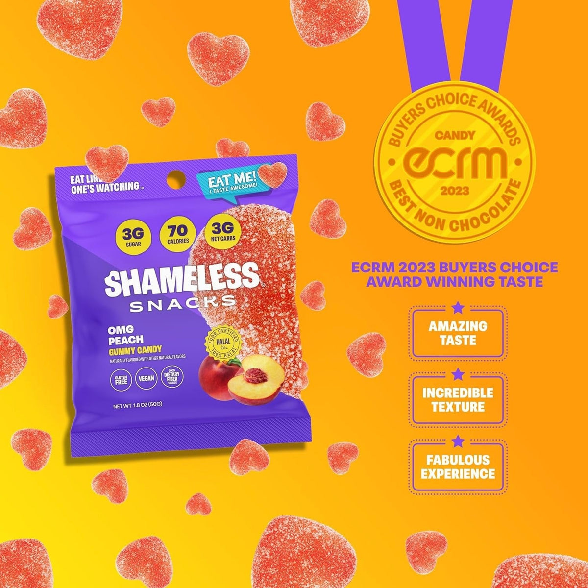 Sour Peach Gummies (6 CT)