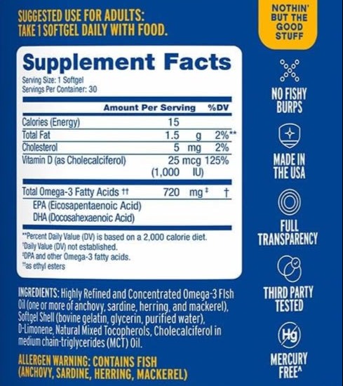 Everyday Omega Fish Oil - Orange (30 CT)