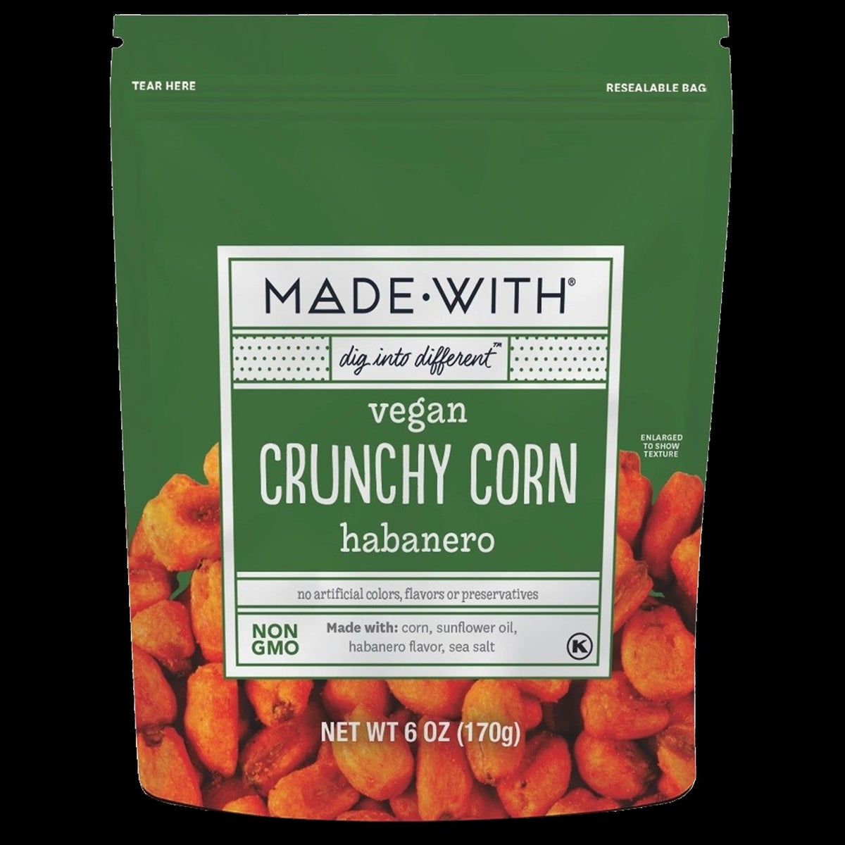 Habanero Flavored Crunchy Corn Tub