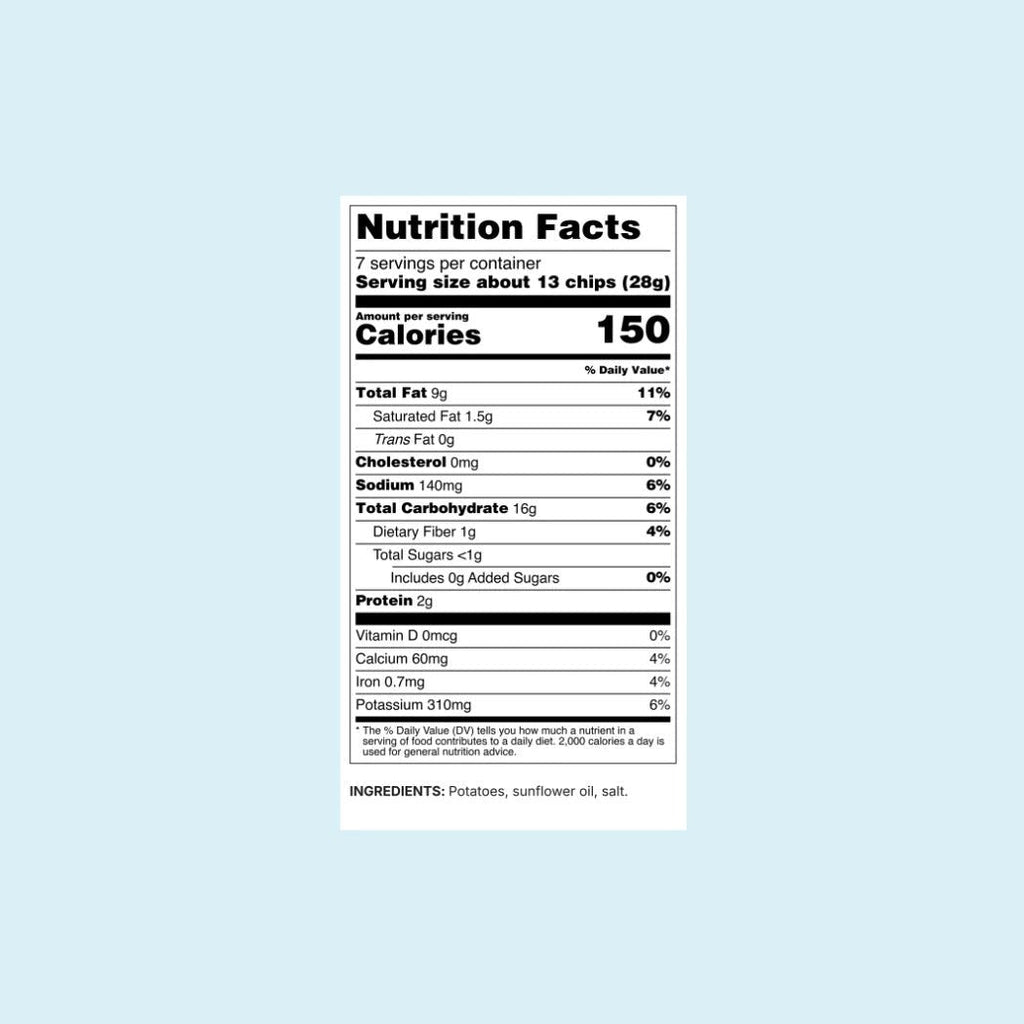 Sea Salt Potato Chips